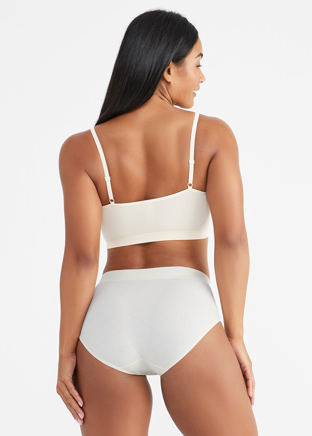 Non-Shaping Retro Brief(Whisper White Lace Jacquard,S)