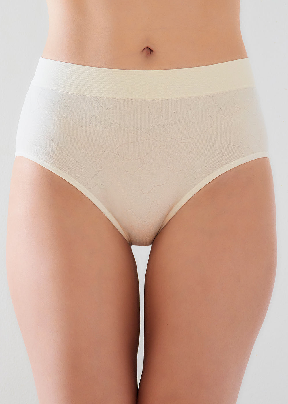 Non-Shaping Retro Brief(Whisper White Lace Jacquard,S)