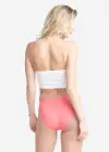 Bandeau Bra w/ Removable Pads(White,S/M)