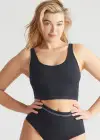 Jules Longline Bra Top(Black,S/M)