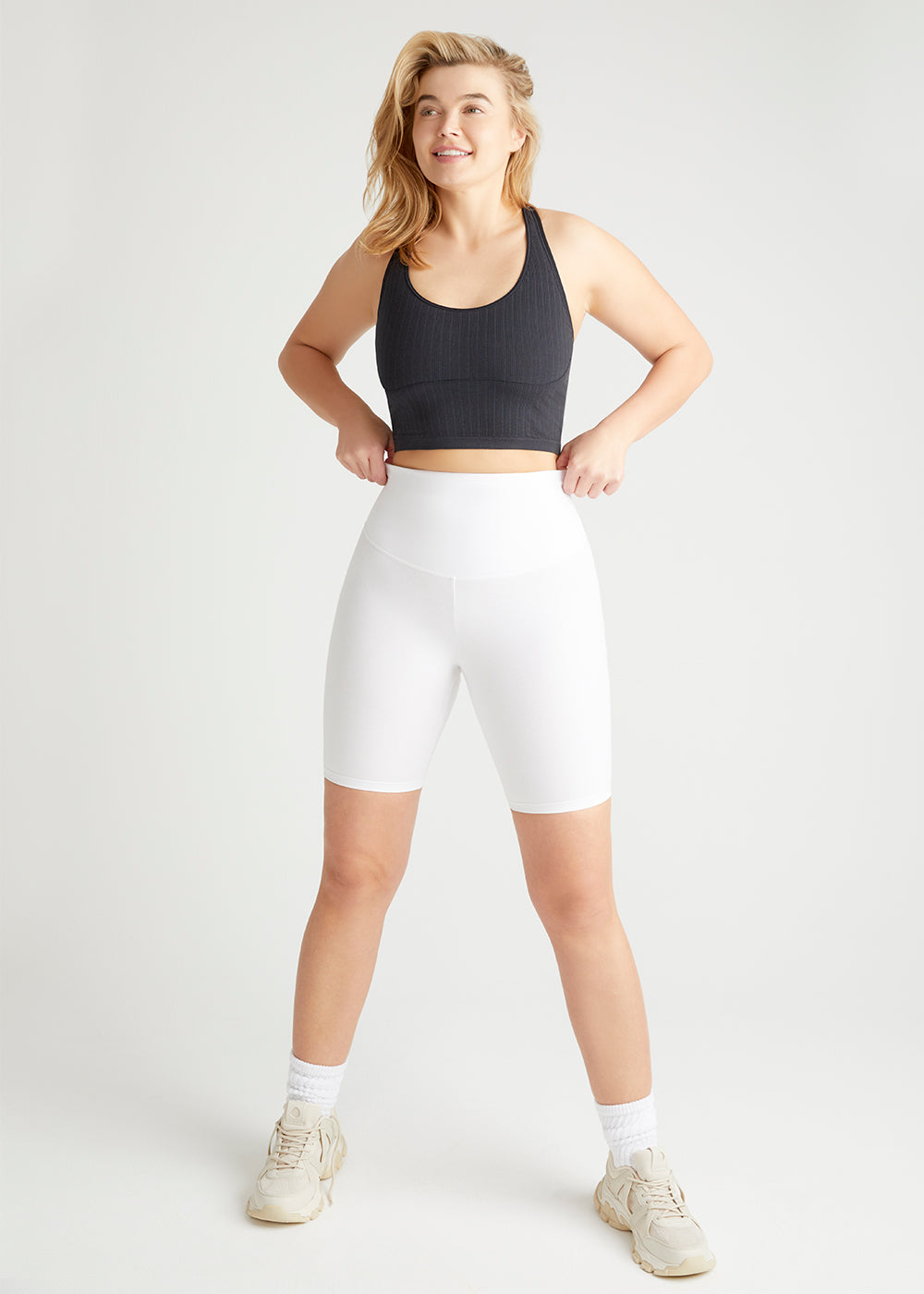 Jules Longline Bra Top(Black,S/M)