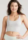 Jules Longline Bra Top(Heather Grey,S/M)