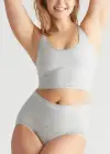Jules Longline Bra Top(Heather Grey,S/M)