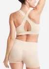 Longline Cross Back Bralette w/ Removable Pads