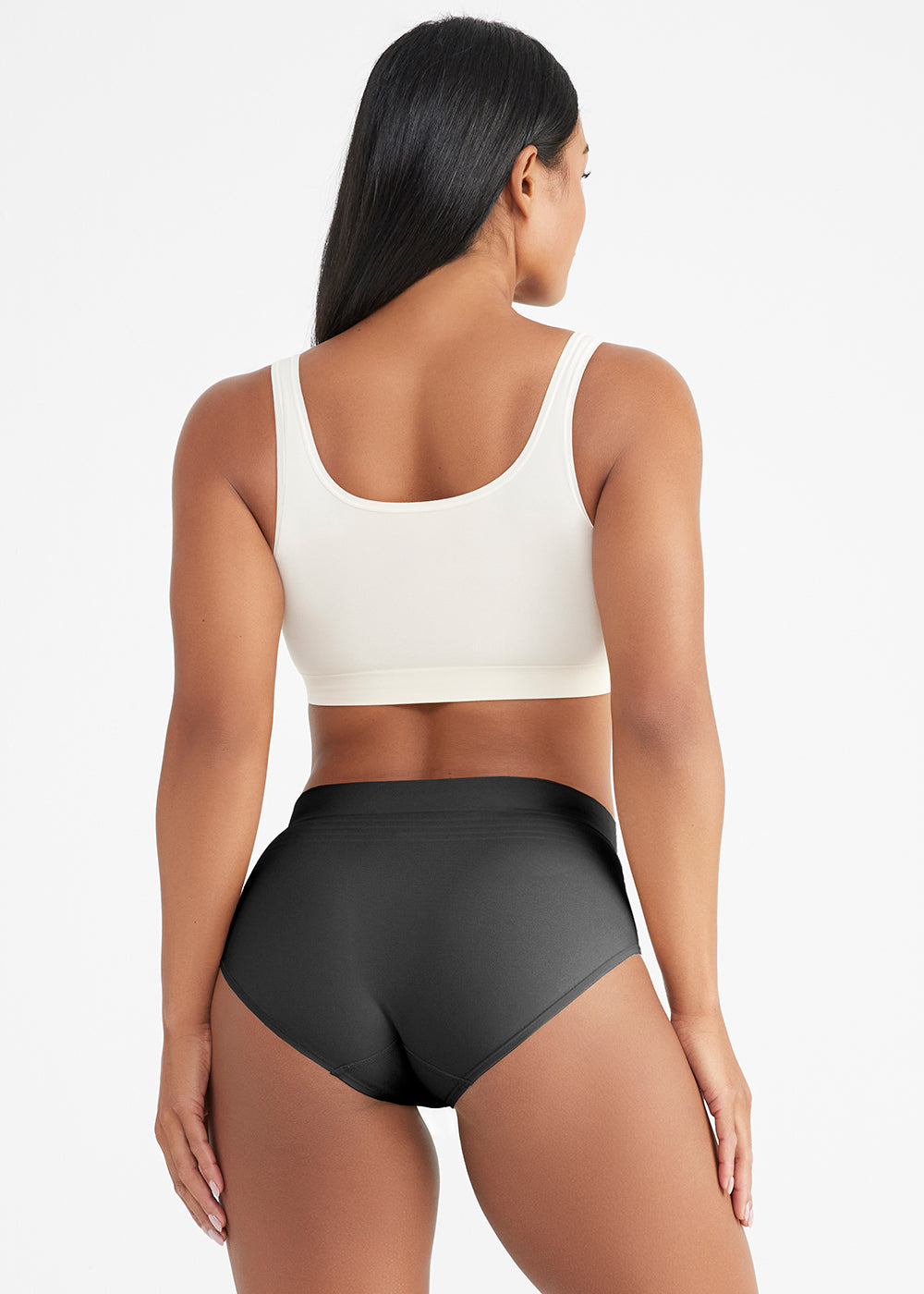 Non-Shaping Retro Brief(Black Shadow Stripe,M)