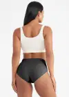 Non-Shaping Retro Brief(Black Shadow Stripe,M)