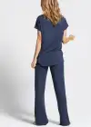 Cap Sleeve Lounge Tee(Mood Indigo Marl,XS)