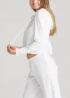 Cropped Hoodie(White,XS)