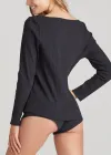 Long Sleeve Tee(Black,XS)