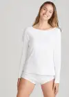 Long Sleeve Tee(White,XS)