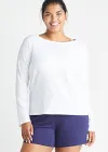 Long Sleeve Tee(White,XS)