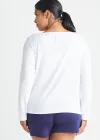 Long Sleeve Tee(White,XS)