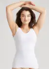 6-in-1 Shapewear Tank Top(White,S)