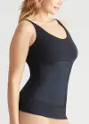 Alice Yummie Tummie® 3-Panel Shapewear Tank Top(Black,S)