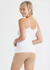 Alice Yummie Tummie® 3-Panel Shapewear Tank Top(White,S)