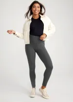 Rachel Shaping Legging - 360Sculpt™ Cotton(Heather Charcoal,XS)