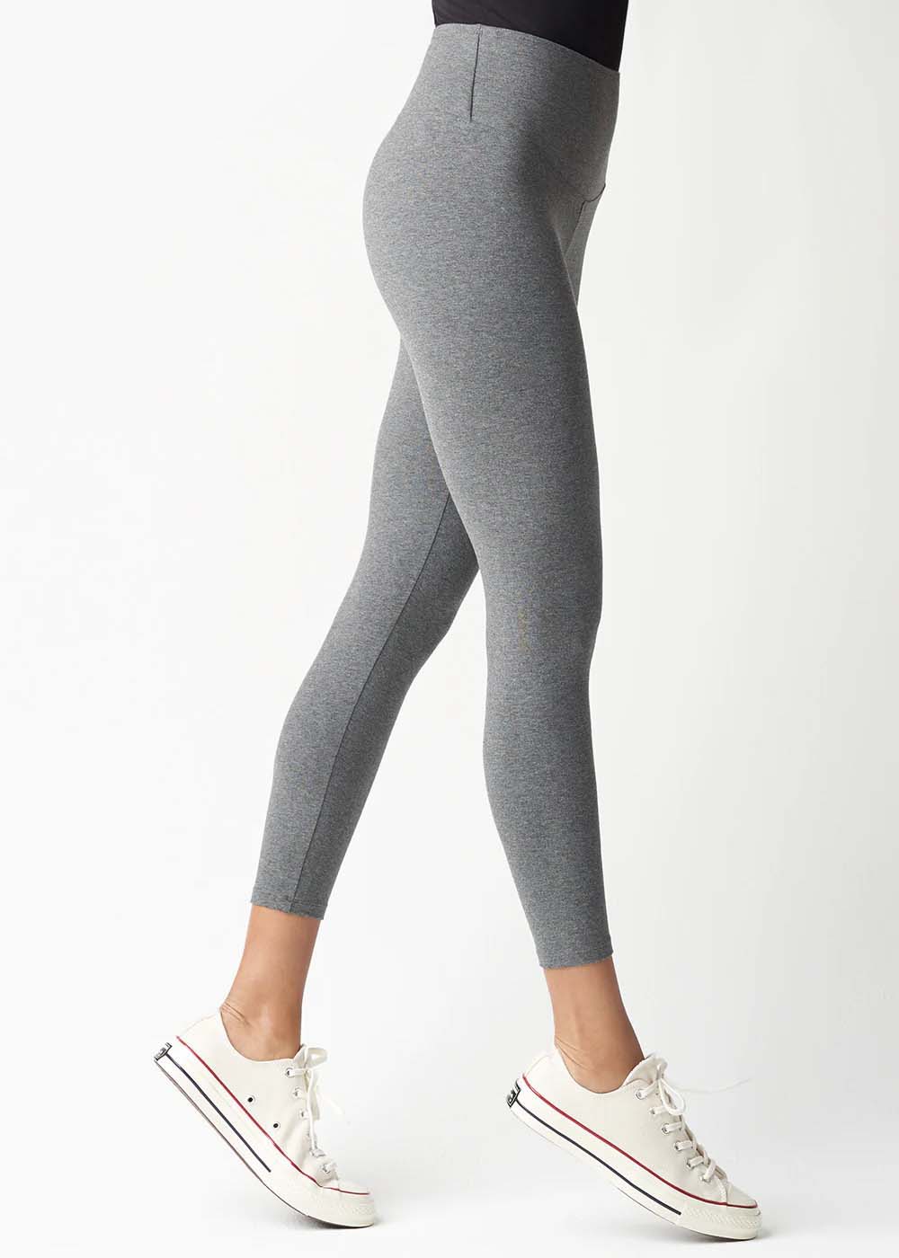 Rachel Shaping Legging - 360Sculpt™ Cotton(Heather Charcoal,XS)