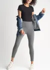 Rachel Shaping Legging - 360Sculpt™ Cotton(Heather Charcoal,XS)
