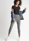 Rachel Shaping Legging - 360Sculpt™ Cotton(Heather Charcoal,XS)