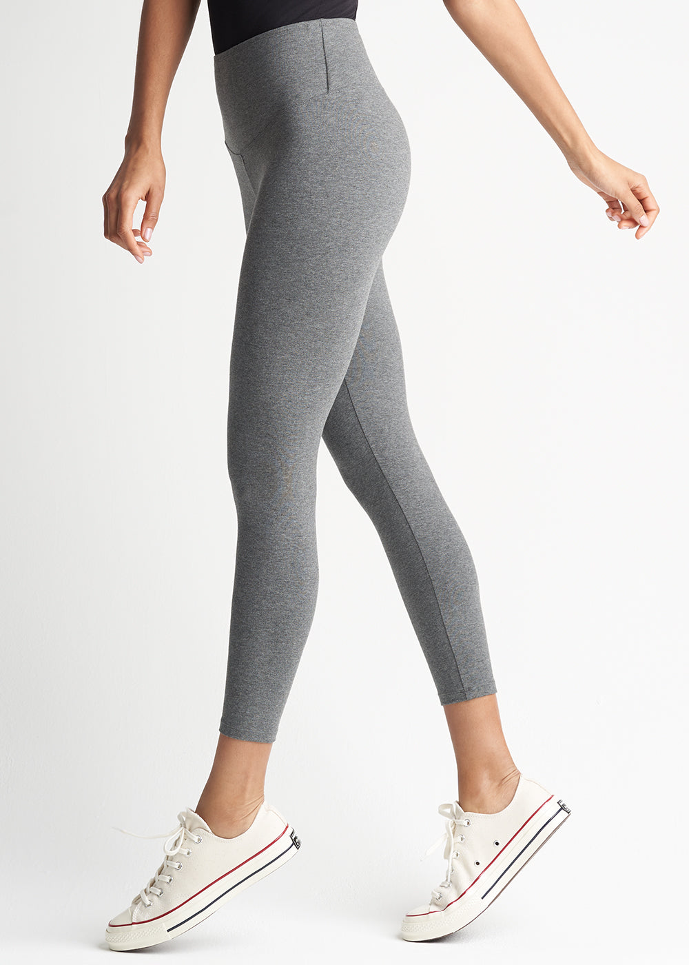 Rachel Shaping Legging - 360Sculpt™ Cotton(Heather Charcoal,XS)