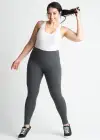 Rachel Shaping Legging - 360Sculpt™ Cotton(Heather Charcoal,XS)