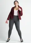 Rachel Shaping Legging - 360Sculpt™ Cotton(Heather Charcoal,XS)