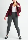 Rachel Shaping Legging - 360Sculpt™ Cotton(Heather Charcoal,XS)