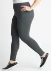 Rachel Shaping Legging - 360Sculpt™ Cotton(Heather Charcoal,XS)