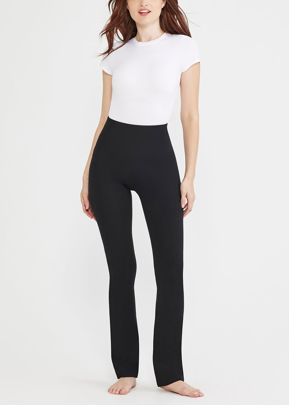 Jodi Slim Bootcut Shaping Legging - 360Sculpt™ Cotton(Black,XS)
