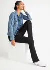 Jodi Slim Bootcut Shaping Legging - 360Sculpt™ Cotton(Black,XS)