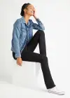 Jodi Slim Bootcut Shaping Legging - 360Sculpt™ Cotton(Black,XS)