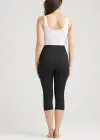 Talia Crop Capri Shaping Legging - 360Sculpt™ Cotton(Black,XS)