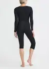 Talia Crop Capri Shaping Legging - 360Sculpt™ Cotton(Black,XS)