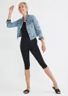 Talia Crop Capri Shaping Legging - 360Sculpt™ Cotton(Black,XS)