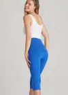 Talia Crop Capri Shaping Legging - 360Sculpt™ Cotton(True Sapphire,XS)
