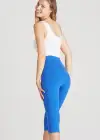 Talia Crop Capri Shaping Legging - 360Sculpt™ Cotton(True Sapphire,XS)
