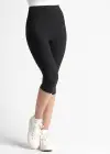 Talia Crop Capri Shaping Legging - 360Sculpt™ Cotton(Black,XS)