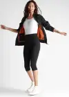 Talia Crop Capri Shaping Legging - 360Sculpt™ Cotton(Black,XS)