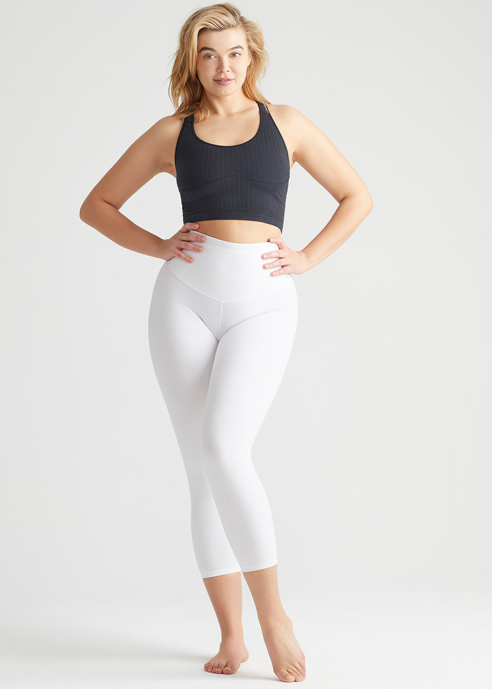 Gloria 7/8 Shaping Legging - 360Sculpt™ Cotton(White,XS)