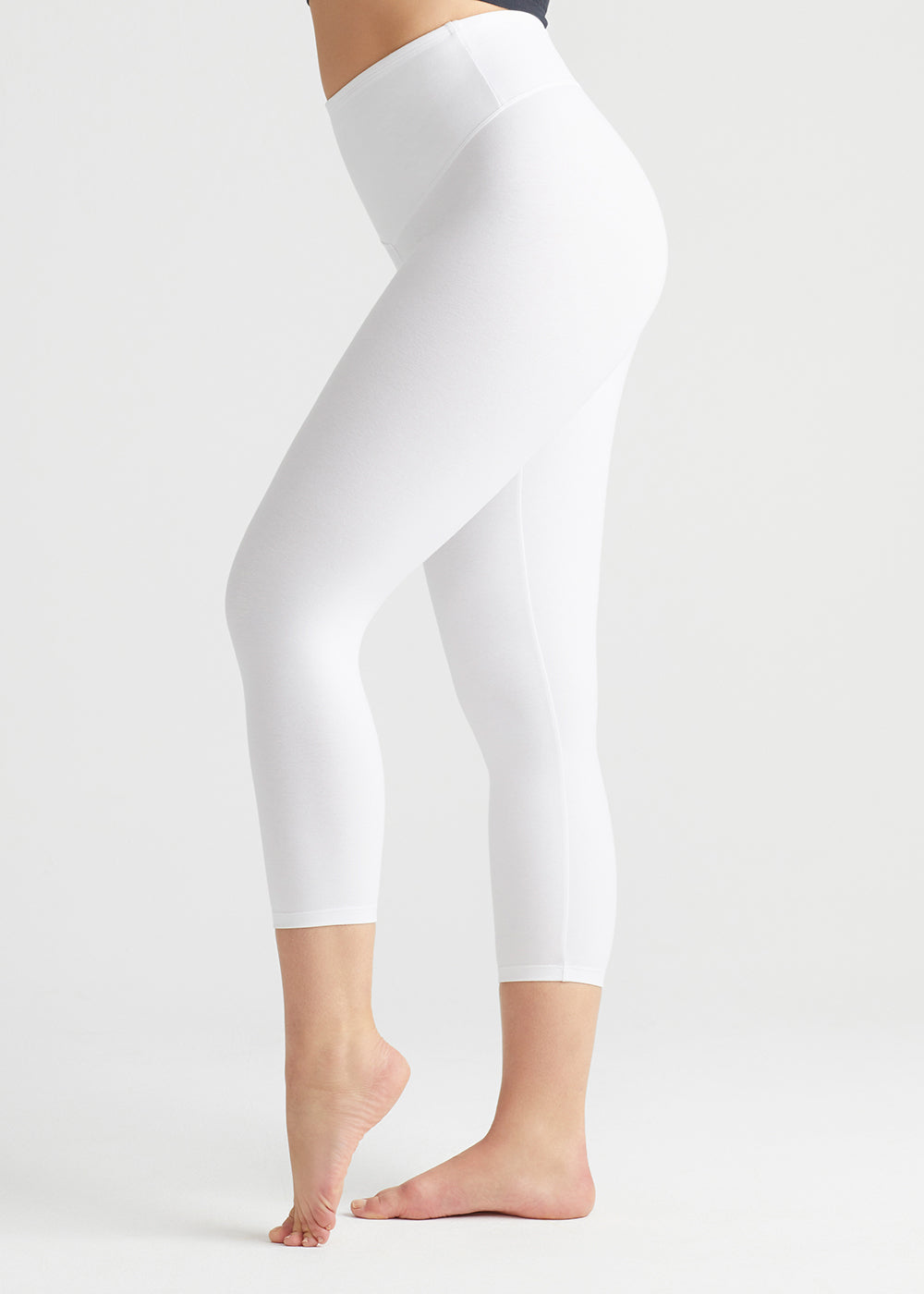 Gloria 7/8 Shaping Legging - 360Sculpt™ Cotton(White,XS)