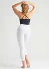 Gloria 7/8 Shaping Legging - 360Sculpt™ Cotton(White,XS)