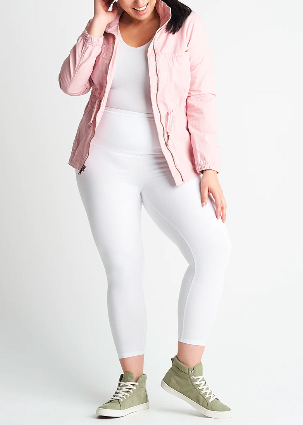 Gloria 7/8 Shaping Legging - 360Sculpt™ Cotton(White,XS)