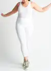 Gloria 7/8 Shaping Legging - 360Sculpt™ Cotton(White,XS)