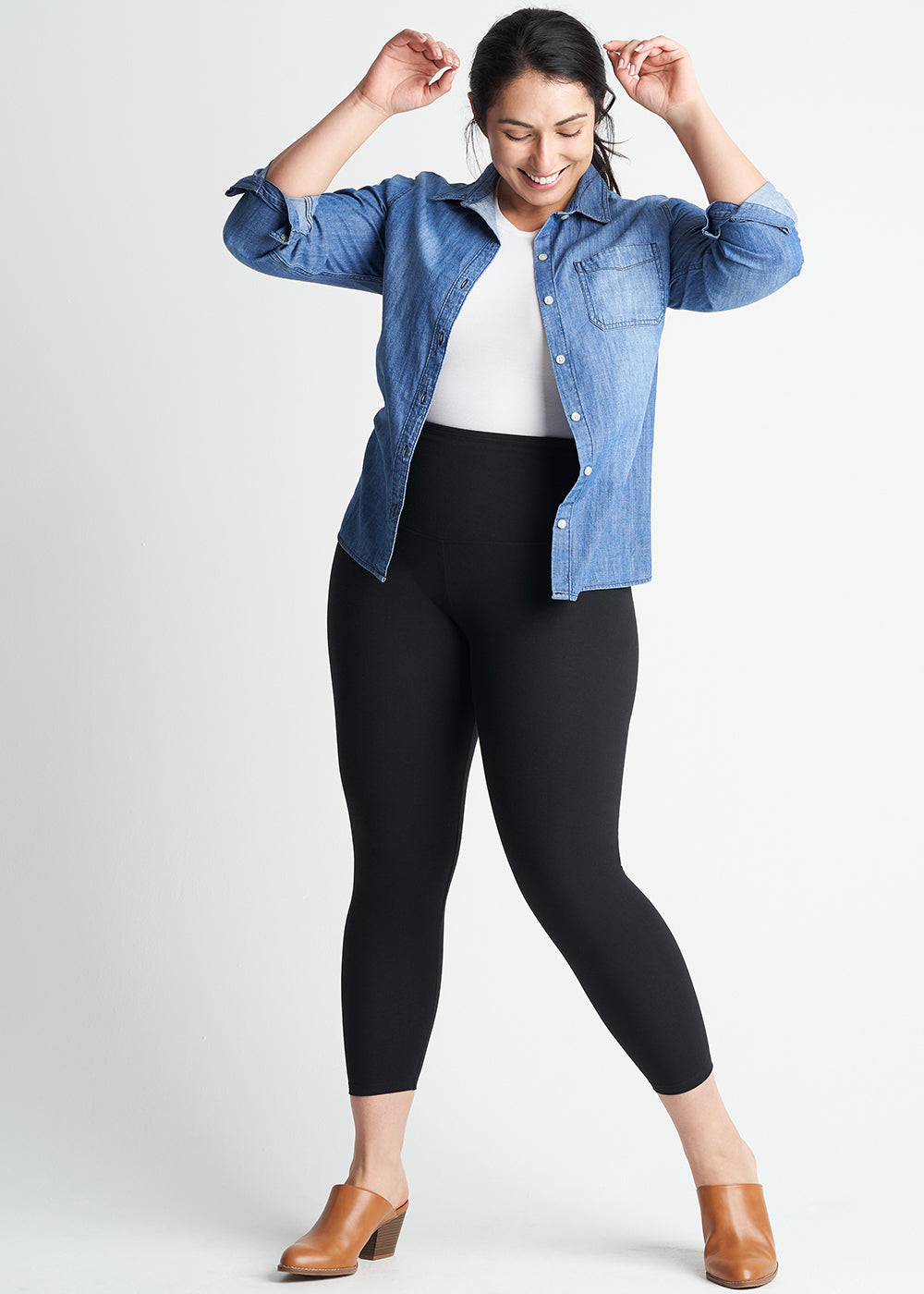 Gloria 7/8 Shaping Legging - 360Sculpt™ Cotton(Black,XS)