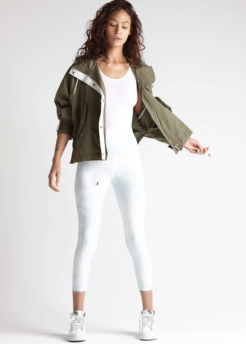 Gloria 7/8 Shaping Legging - 360Sculpt™ Cotton(White,XS)