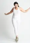 Gloria 7/8 Shaping Legging - 360Sculpt™ Cotton(White,XS)