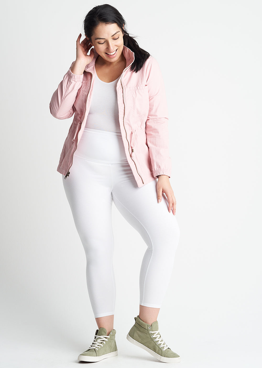 Gloria 7/8 Shaping Legging - 360Sculpt™ Cotton(White,XS)