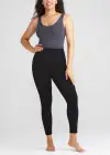 Denim Shaping Legging(Black,XS)