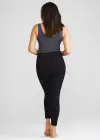 Denim Shaping Legging(Black,XS)