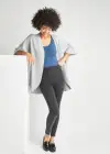 Denim Shaping Legging(Charcoal,XS)